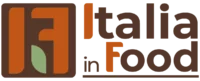 logo arancione Italia in Food Prodotti tipici Italiani