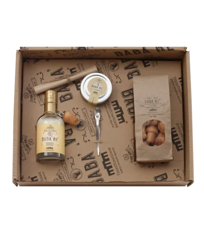 Box Babà Re 20cl Terre Pompeiane con babà secchi e crema spalmabile al babà Italia in Food Prodotti Tipici Italiani
