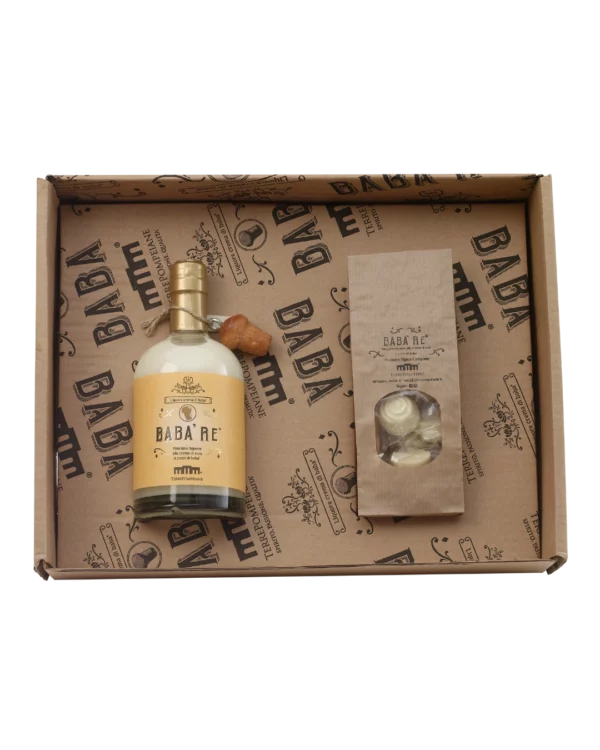 Box Babà Re 50cl e Cioccolatini Terre Pompeiane Italia in Food Prodotti Tipici Italiani
