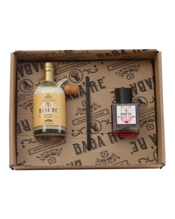 Box Babà Re 50cl e Profumatore Terre Pompeiane Italia in Food Prodotti Tipici Italiani