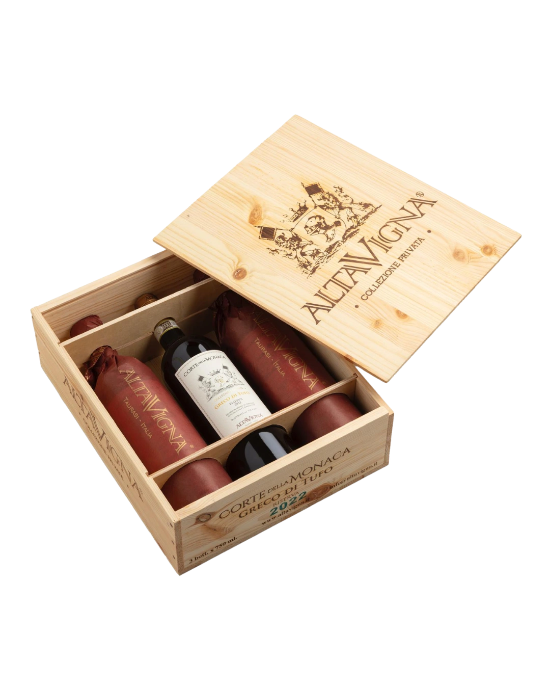Corte della Monaca Greco di Tufo Riserva DOCG AltaVigna Cassa 3 Bottiglie Italia in food prodotti tipici Italiani