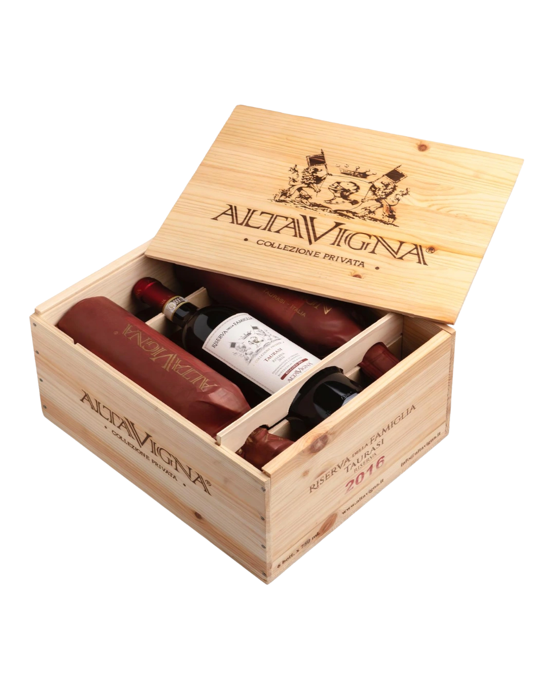 Taurasi Riserva della Famiglia DOCG AltaVigna Cassa 6 Bottiglie Italia in Food Prodotti tipici italiani