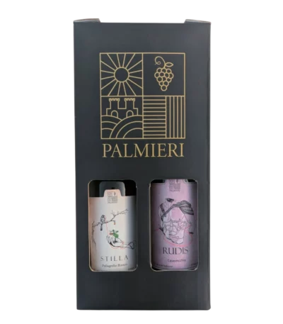 Box Rudis Casavecchia IGP + Stilla Pallagrello Bianco IGP Palmieri nera