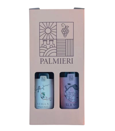 Box Rudis Casavecchia IGP + Stilla Pallagrello Bianco IGP Palmieri rosa