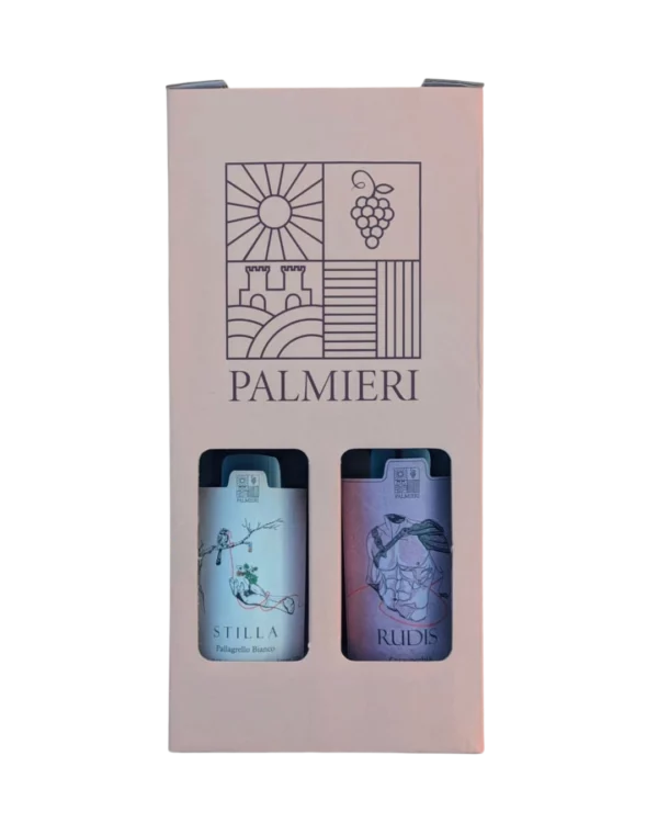 Box Rudis Casavecchia IGP + Stilla Pallagrello Bianco IGP Palmieri rosa