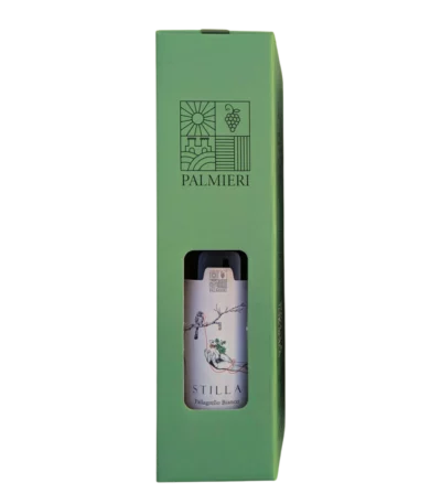 Stilla Pallagrello Bianco IGP Terre del Volturno Palmieri Italia in Food prodotti tipici italiani cartone verde
